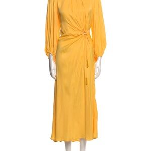 NWOT Farm Rio Cutout Yellow Dress